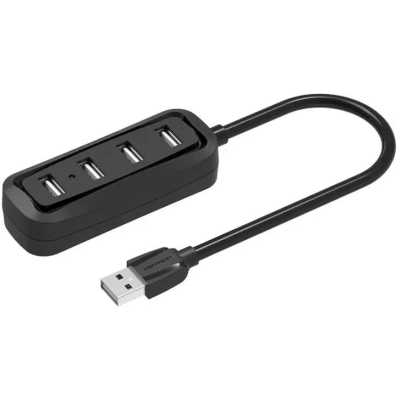 USB-концентратор Vention VAS-J43-B100, USB 2.0, USB 4 порта, USB