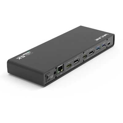 Док-станция WAVLINK WL-UG69DK1, USB Type-C, DisplayPort/HDMI/RJ-45/USB Type-C/Jack 3.5mm, USB