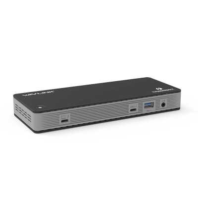 Док-станция WAVLINK WL-UTD21H, Thunderbolt 3, USB-A 3.2 Gen1/USB-A 3.2 Gen2/USB-C 3.2 Gen2/DisplayPort/RJ-45/Jack 3.5мм, USB