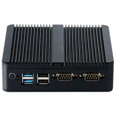 Мини ПК HIPER NUG C Intel Celeron J6412(2.6Ghz)/Gb/noDVD/Int:Intel UHD Graphics/BT/WiFi/war 1y/0.6kg/черный/noOS + Пассивная СО/БП 36Вт/металл/VESA Адаптер на 75х75, 100х100