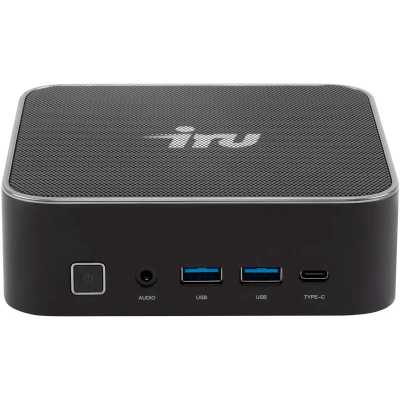 Неттоп IRU Tactio 525 Ryzen 3 3300U (2.1) 16Gb SSD512Gb Vega 6 Windows 11 Pro 64 GbitEth WiFi BT 65W черный (RUS) (2197986)
