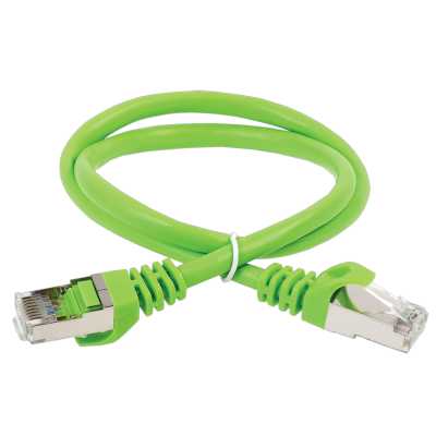 Коммутационный шнур ITK кат. 5Е UTP PVC 10м зеленый
