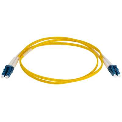 Патч-корд Lanmaster LAN-2LC-2LC/SU/SL-1.0 2x9/125 OS2 LC дуплекс-LC дуплекс 1м LSZH желтый