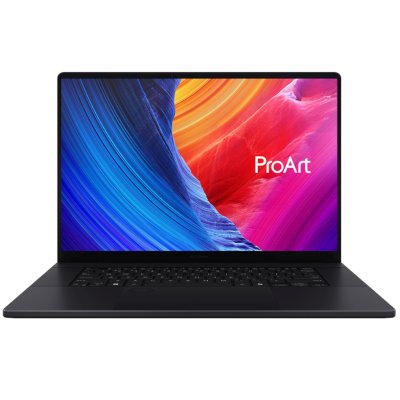 Ноутбук ASUS ProArt P16 H7606WX-SE042X 16"(3840x2400 OLED)/Touch/AMD Ryzen AI 9 HX 370(2Ghz)/64Gb/2Tb SSD/noDVD/Ext:nVidia GeForce RTX 5090(24576Mb)/Cam/BT/WiFi/90WHr/war 1y/1.98kg/Nano Black/Win 11Pro + алюм корп; DialPad