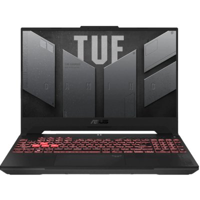 Ноутбук ASUS TUF A17 FA707NUG-HX182 17.3"(1920x1080 (матовый, 144Hz) IPS) AMD Ryzen 7 7445HS(3.55Ghz) 16384Mb 512PCISSDGb noDVD Ext:nVidia GeForce RTX4050(6144Mb) Cam BT WiFi 56WHr war 1y 2.6kg Mecha Gray DOS 90NR0EF5-M00AX0