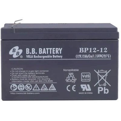 Аккумулятор B.B.Battery/BP 12-12/12V/12Ач