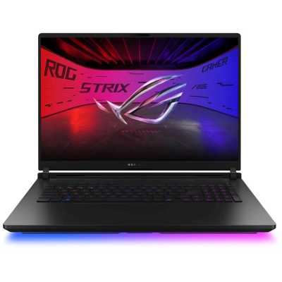 Ноутбук Asus ROG Strix Scar 18 G835LX-SA022W Core Ultra 9 275HX 32Gb SSD 1Tb NVIDIA GeForce RTX 5090 24Gb 18" IPS WQXGA (2560x1600) Windows 11 Home черный WiFi BT Cam (90NR0LF1-M000V0)
