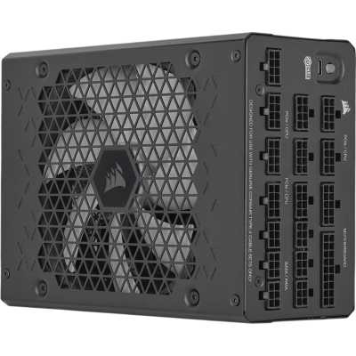 Блоки питания/ Power Supply Corsair HX1200i Ultra-Low Noise, Model RPS0202, 1200W 80+ Platinum (ATX, 3.1, PCIe 5.1, Full modular, 1x24(20+4)pin, 2x12V-2x6, 1x16-pin PCIe, 2x4+4-pin CPU +12V (EPS), 6x4-pin Molex, 5x6+2-pin PCIe, 8xSATA3, 1xUSB (Type-C), Ac