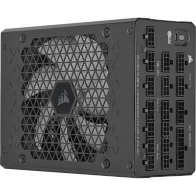 Блоки питания/ Power Supply Corsair HX1500i, Model RPS0132, 1500W 80+ Platinum (ATX, 3.1, PCIe 5.1, Full modular, 1x24(20+4)pin, 2x8-Pin to 12V-2x6 Cable, 3x4+4-pin CPU +12V (EPS), 6x4-pin Molex, 4x6+2-pin PCIe, 8xSATA3, 1xUSB Type-C, Active, 140x140mm, 1