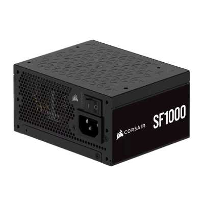 Блоки питания/ Power Supply Corsair SF1000, Model RPS0176, 1000W 80+ Platinum (SFX, 3.1, PCIe 5.1, Full modular, 1x24(20+4)pin, 1x12VHPWR, 2x4+4-pin CPU +12V (EPS), 3x4-pin Molex, 4x6+2-pin PCIe, 8xSATA3, Active, 92x92mm, 125x100x63.5mm, APFC, Power cable