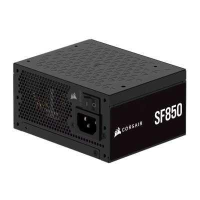 Блоки питания/ Power Supply Corsair SF850, Model RPS0175, 850W 80+ Platinum (SFX, 3.1, PCIe 5.1, Full modular, 1x24(20+4)pin, 1x12VHPWR, 2x4+4-pin CPU +12V (EPS), 3x4-pin Molex, 3x6+2-pin PCIe, 8xSATA3, Active, 92x92mm, 125x100x63.5mm, APFC, Power cable-E