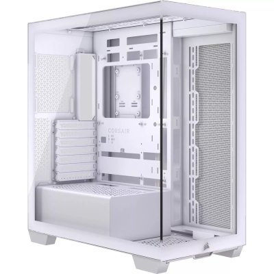 Корпус без блока питания/ Case Corsair 3500X, Midi-Tower, TG, no fan, 2xUSB-A 3.2, 1xUSB 3.2 Type-C, E-ATX, ATX, mATX, mITX White