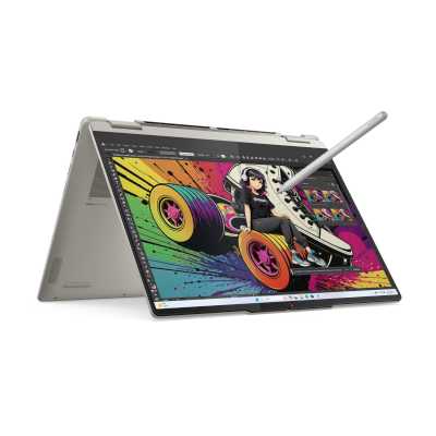 Ноутбук Lenovo Yoga 7 14AKP10/14"/OLED/AMD Ryzen AI 5 340/24Gb/1Tb SSD/AMD Radeon 840M/Windows 11 Pro/бежевый/1.38kg