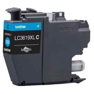 Картридж струйный Brother LC3619XLC голубой (1500стр.) для Brother MFC-J3530DW/J3930DW