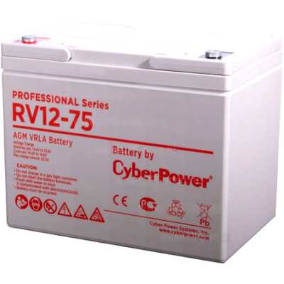Батарея для ИБП PS CyberPower Professional series RV 12-75/12V 75 Ah