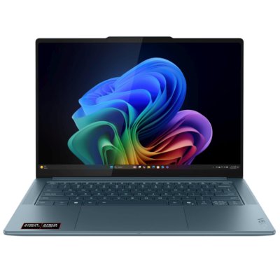 Ноутбук Lenovo Yoga Pro 7 14ASP10/14.5"/OLED/AMD Ryzen AI 9 365/32Gb/1Tb SSD/AMD Radeon Graphics/3K/NoOS/бирюзовый/1.54kg