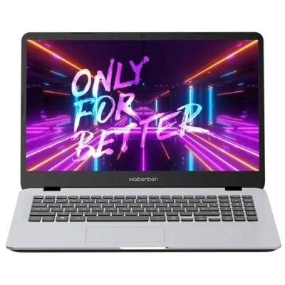 Ноутбук Maibenben M543/15.6"/IPS/AMD Ryzen 3 4300U/8Gb/256Gb SSD/AMD Radeon Graphics/Linux/серебристый/1.75kg