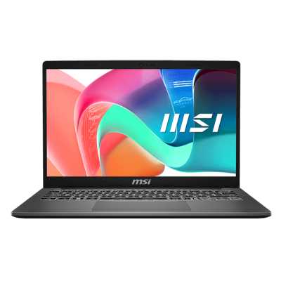 Ноутбук MSI Modern 13 F1MOG Core 5 120U 13.3" FHD (1920x1080)IPS,DDR4 16Gb (8Gbx2),512Gb SSD Intel Graphics,backlight,46.8Whr,1.45kg,Dos,1y,Platinum Gray