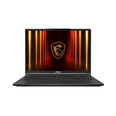 Ноутбук MSI Stealth 16 AI A2HWFG-086XRU Core Ultra 7 255H 32Gb SSD1Tb NVIDIA GeForce RTX 5060 8Gb 16" OLED QHD+ (2560x1600) FreeDOS black WiFi BT Cam (9S7-15F535-086)