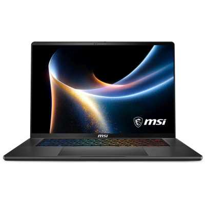 Ноутбук MSI Stealth 16 AI+ B3WI-012RU/16"/OLED/Intel Core Ultra 9 386H/32Gb/1Tb SSD/NVIDIA GeForce RTX5080 16Gb/Windows 11 Home/черный/1.99kg