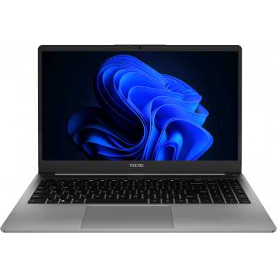 Ноутбук Tecno MegaBook K15SDA Ryzen 5 7430U 16Gb SSD 512Gb AMD Radeon Graphics 15.6" IPS FHD (1920x1080) Windows 11 Home grey WiFi BT Cam 6060mAh (71005000257)