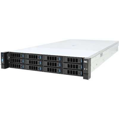 Серверная платформа 2U 12x NVMe (12-port 3.5"/2.5" PCIe Gen4 Tri-mode backplane), 2x 2.5" SATA hot-swap (rear), 4x 8038 FAN, Acbel 1600W redundant power supply Titanium (C14 inlet), Vega motherboard, DDR5 RDIMM x16, 1x GbE dedicate IPMI, 3x PCIe x16 Gen5 