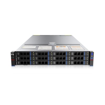 Серверная Платформа Gooxi SL201-D12R-NV-G4 2U Direct-attached Backplane 12_2.5/3.5 SAS/SATA/NVMe Hard Drive Bay Eagle-stream Server Barebone + 800W CRPS modules + standard rail kit