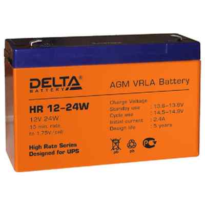 Батарея для ИБП Delta HR 12-24 W (12V, 6Ah)