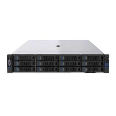 Серверная платформа CR212-780 (AMD) 2U; Dual AMD EPYC 7003/7002 Series Processors Rome/Milan platform up to 280W; 32xDDR4; Up to 12*2.5/3.5 HDD, optional for 8*u.2 ssd; 1+1 1300W redundant PSU