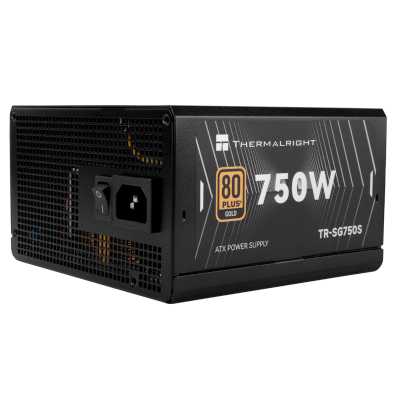 Блок питания Thermalright TR-SG750S, 750Вт, 80+ Gold, 120мм, немодульный, черный