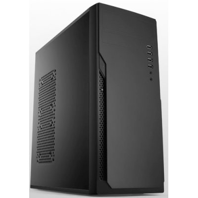 Корпус FOXLINE FL-301 1x5.25EXT 1x3.5EXT 4x3.5INT 4xUSB2.0 HDA w/o FAN w/o ATX PSU w/1.2m EU pwr cord без БП