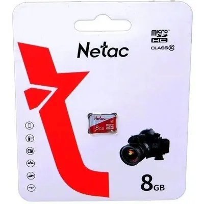 Флеш карта microSDHC 8GB Netac NT02P500ECO-008G-S P500 Eco w/o adapter