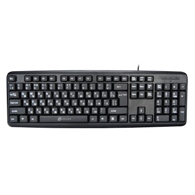 Клавиатура Oklick 180V2 проводная, USB Type-A, чёрный