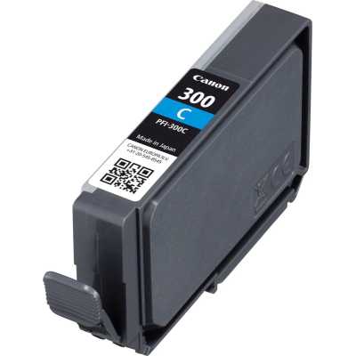 Картридж струйный Canon PFI-300 C EUR/OCN голубой (735 стр.) для Canon imagePROGRAF PRO-300