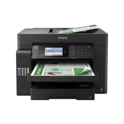 МФУ струйное Epson L15150, (A3, ADF, duplex, 35 стр./мин., Ethernet, Wi-Fi черный)
