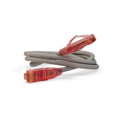 Патч-корд Hyperline U/­UTP, Cat.5e, LSZH, 3 м, серый