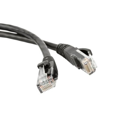 Патч-корд Lanmaster LAN-PC45/U6-5.0-BK UTP RJ-45 вил.-вилка RJ-45 кат.6 5м черный LSZH