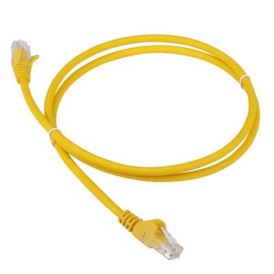 Патч-корд Lanmaster LAN-PC45/U6-5.0-YL UTP RJ-45 вил.-вилка RJ-45 кат.6 5м желтый LSZH