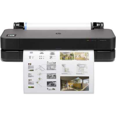 Плоттер струйный HP Designjet T230 (5HB07A), A1, 24", 610 мм, цветной, 2400x1200 dpi, USB, Gigabit Ethernet, WiFi