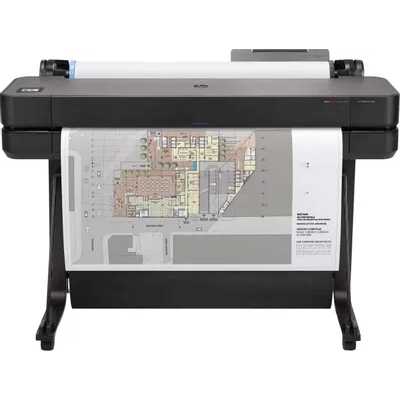 Плоттер стрйный HP Designjet T650 (5HB08A) A1/24", цветная печать, Wi-Fi, USB