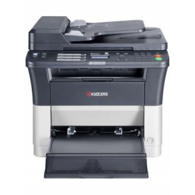 МФУ лазерное Kyocera Ecosys FS-1025MFP (1102M63RU0/1102M63RUV/1102M63RU2/1102M63NX2/1102M63DZ2), A4, ч/б, печ. до 25 стр/мин., скан. до 18 стр/мин. (ч/б) 6 стр/мин. (цвет), 600 x 1800 dpi (печать) 600x600dpi (скан), USB, RJ-45