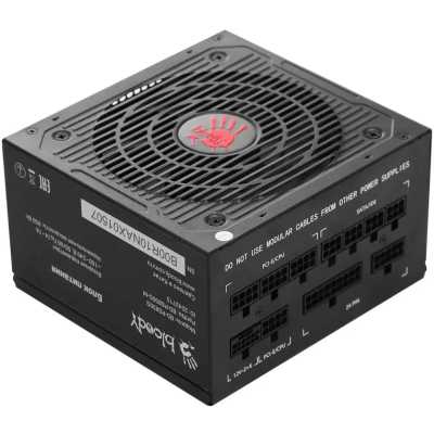 Блок питания Bloody BD-PS850G, 850Вт, 80 PLUS Gold, 120мм, модульный, черный