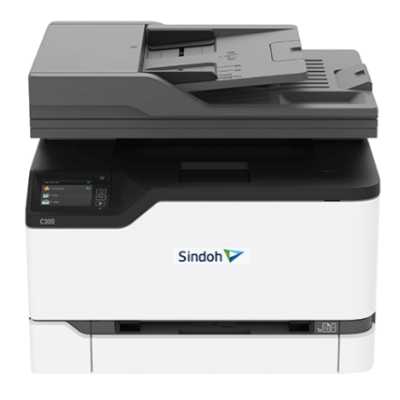 МФУ лазерное Sindoh C300, A4, цветной, печ. 24 стр/мин., скан. до 20 стр/мин (цвет.) 45 стр/мин (ч/б), 2400 x 600 dpi, USB, Ethernet, Wi-Fi