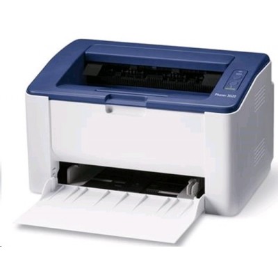 Принтер лазерный Xerox Phaser 3020 (P3020BI#), A4, ч/б, печ. до 20 стр/мин., 1200 x 1200 dpi, USB, Wi-Fi