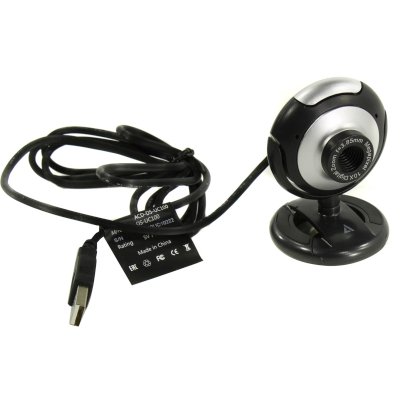 Веб-камера ACD Vision UC100 640x480, 30 кадр/с, USB Type-A, микрофон (2 шт, шумоподавление), автоосвещение, универсальное крепление