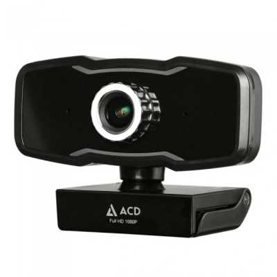 Веб-камера ACD Vision UC500 1920x1080, 30 кадр/с, USB Type-A, микрофон (2 шт), ручная фокусировка, автоосвещение, универсальное крепление