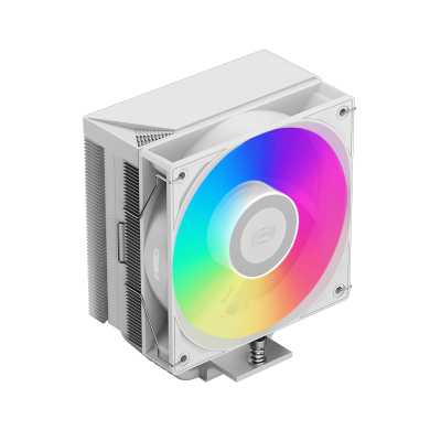 Кулер для процессора CPU Cooler PCCooler RT500 TC ARGB WH (245W, 4-pin PWM, 152mm, Al/Cu, 5x6mm, ARGB, 1x120mm, 73.32CFM, 34.9dBA, 2200RPM, S: 1851/1700/1200/115X, AM5/AM4, white)