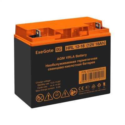 Батарея для ИБП Exegate EX285662 12В 18Ач