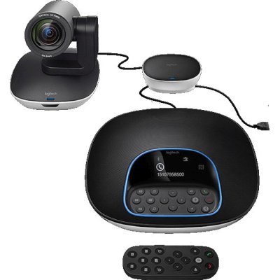 Веб-камера Logitech Group 1920x1080, 30 кадр/с, USB Type-A, микрофон (4 шт, шумоподавление), автоматическая фокусировка, автоосвещение, универсальное крепление, штатив в комплекте