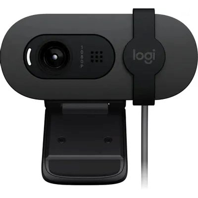 Веб-камера Logitech Webcam Brio 100, 1920x1080, GRAPHITE, защитная шторка